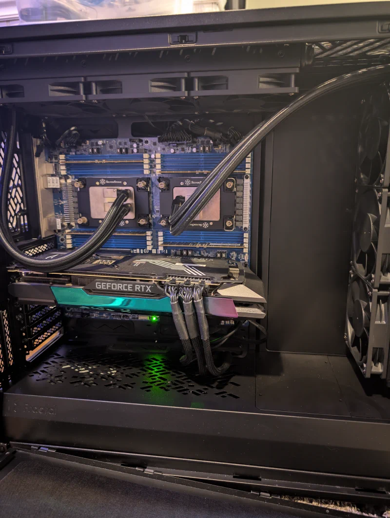 RTX 3090 with dual Xeon motherboard
